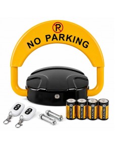 Dry battery automatic parking lock with two remote controls